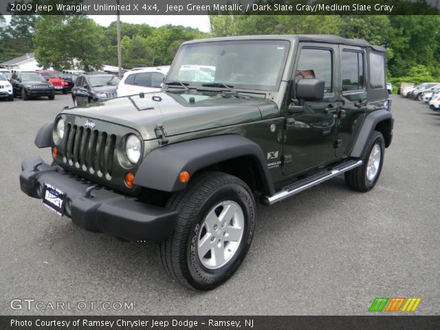 2009 Jeep Wrangler Unlimited X 4x4 in Jeep Green Metallic