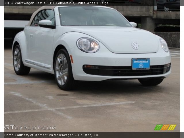 2014 Volkswagen Beetle 1.8T Convertible in Pure White