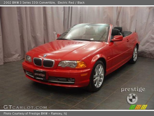 2002 BMW 3 Series 330i Convertible in Electric Red