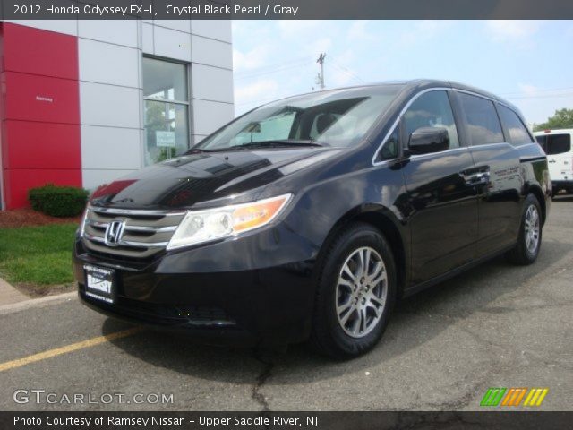 2012 Honda Odyssey EX-L in Crystal Black Pearl