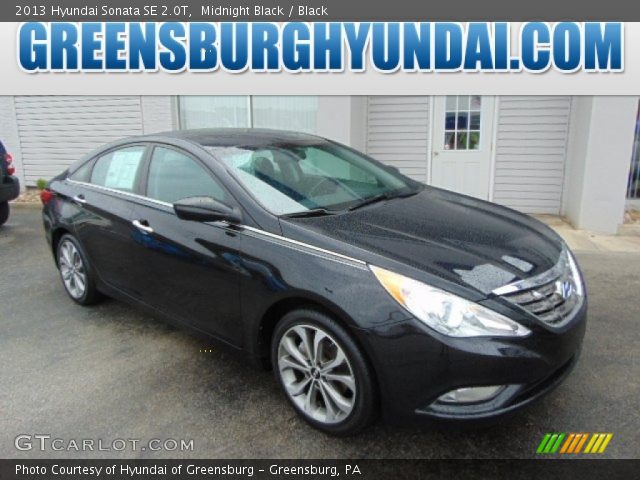2013 Hyundai Sonata SE 2.0T in Midnight Black