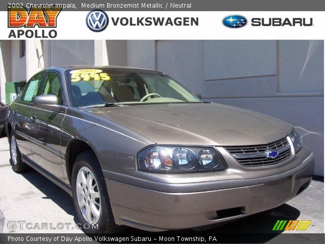 2002 Chevrolet Impala  in Medium Bronzemist Metallic