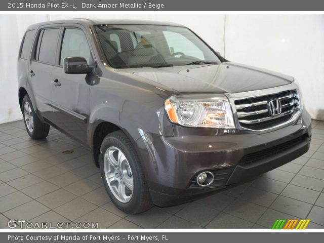 2015 Honda Pilot EX-L in Dark Amber Metallic