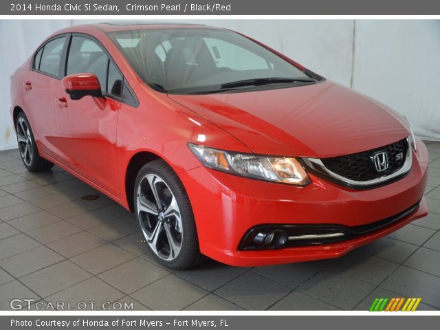2014 Honda Civic Si Sedan in Crimson Pearl