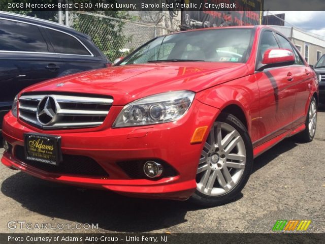 2008 Mercedes-Benz C 300 4Matic Luxury in Barolo Red Metallic