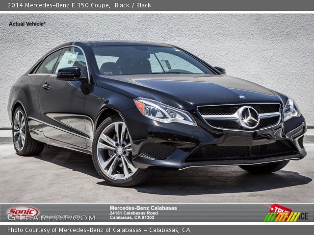 2014 Mercedes-Benz E 350 Coupe in Black