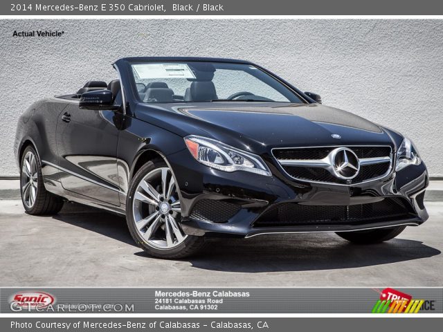 2014 Mercedes-Benz E 350 Cabriolet in Black