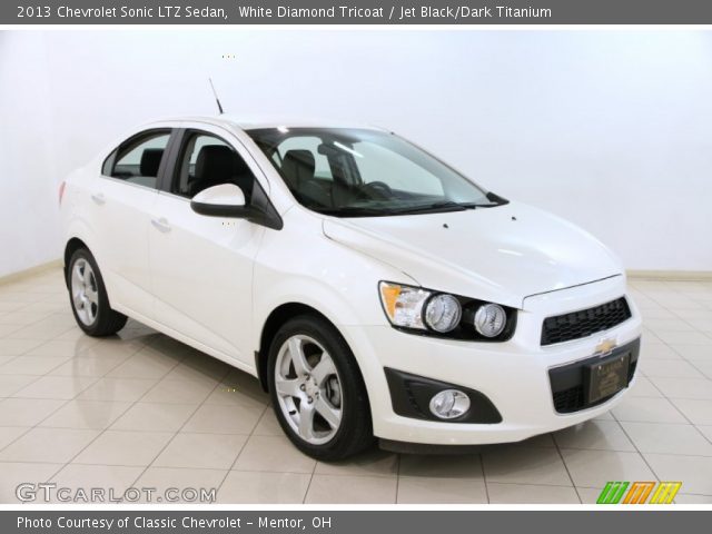 2013 Chevrolet Sonic LTZ Sedan in White Diamond Tricoat