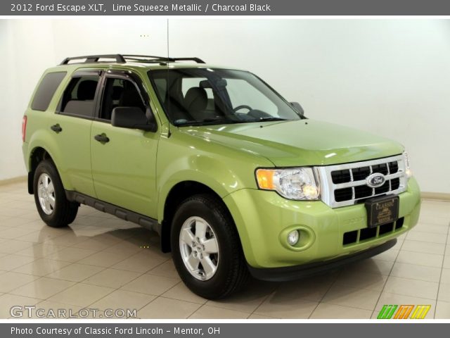 2012 Ford Escape XLT in Lime Squeeze Metallic