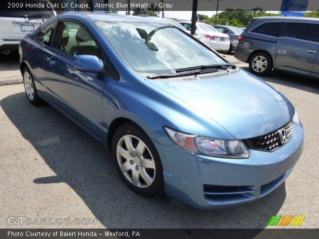 2009 Honda Civic LX Coupe in Atomic Blue Metallic