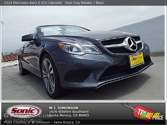 2014 Mercedes-Benz E 350 Cabriolet in Steel Gray Metallic