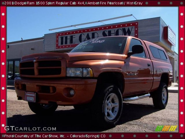 2001 Dodge Ram 1500 Sport Regular Cab 4x4 in Amber Fire Pearlcoat