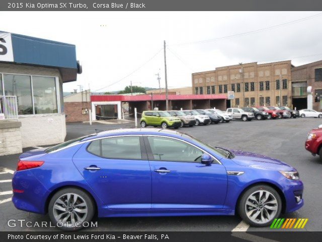 2015 Kia Optima SX Turbo in Corsa Blue