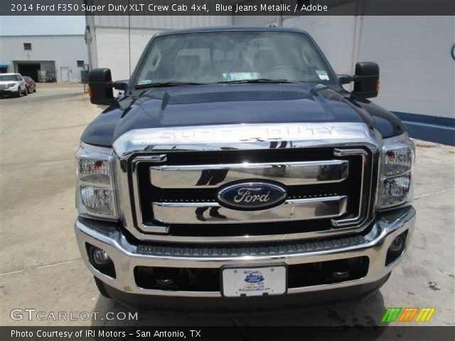 2014 Ford F350 Super Duty XLT Crew Cab 4x4 in Blue Jeans Metallic