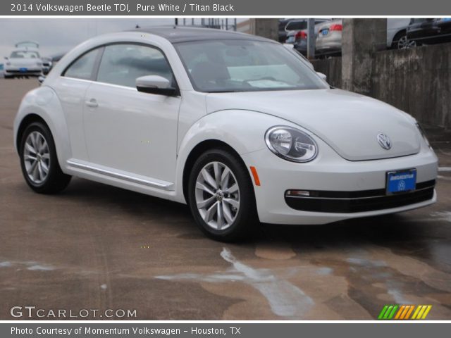 2014 Volkswagen Beetle TDI in Pure White