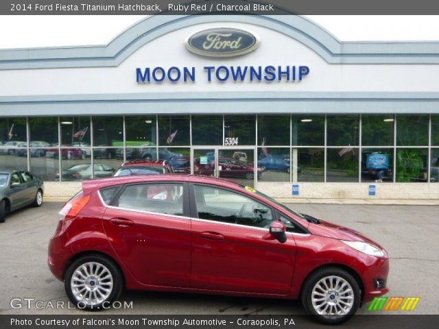2014 Ford Fiesta Titanium Hatchback in Ruby Red