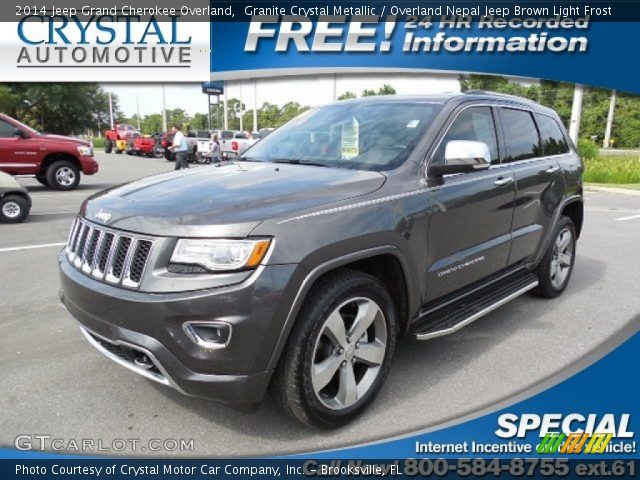 2014 Jeep Grand Cherokee Overland in Granite Crystal Metallic