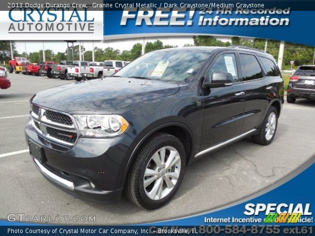 2013 Dodge Durango Crew in Granite Crystal Metallic