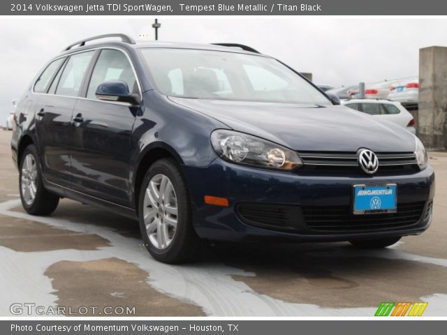 2014 Volkswagen Jetta TDI SportWagen in Tempest Blue Metallic