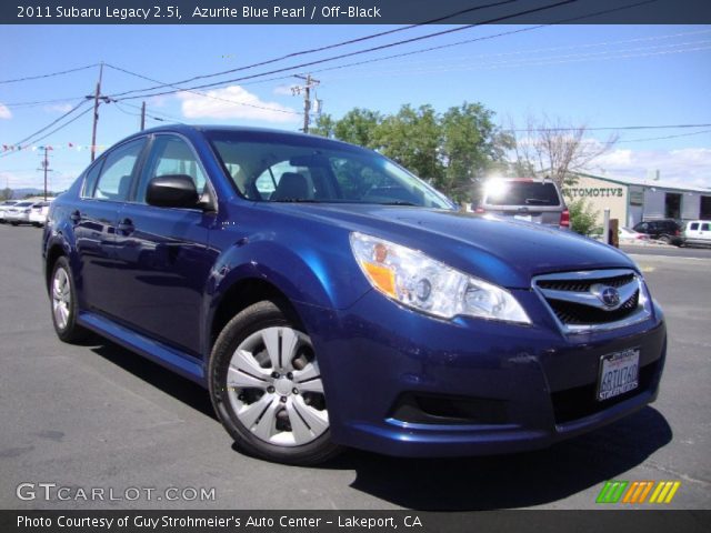 2011 Subaru Legacy 2.5i in Azurite Blue Pearl