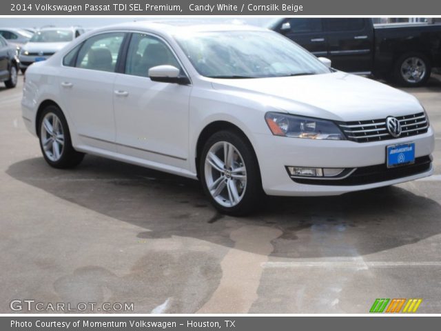 2014 Volkswagen Passat TDI SEL Premium in Candy White