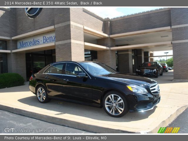 2014 Mercedes-Benz E 350 4Matic Sedan in Black