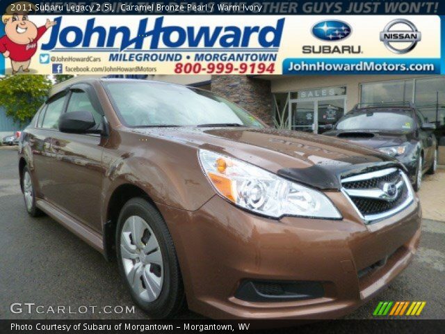 2011 Subaru Legacy 2.5i in Caramel Bronze Pearl