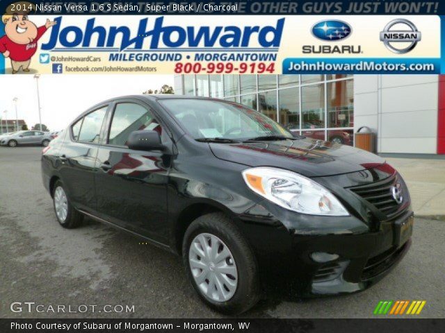 2014 Nissan Versa 1.6 S Sedan in Super Black