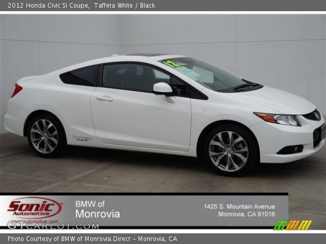 2012 Honda Civic Si Coupe in Taffeta White