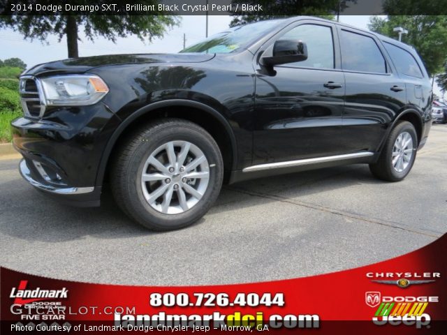 2014 Dodge Durango SXT in Brilliant Black Crystal Pearl