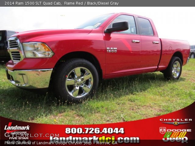 2014 Ram 1500 SLT Quad Cab in Flame Red