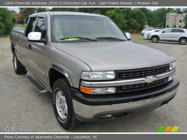 1999 Chevrolet Silverado 1500 LS Extended Cab 4x4 in Light Pewter Metallic