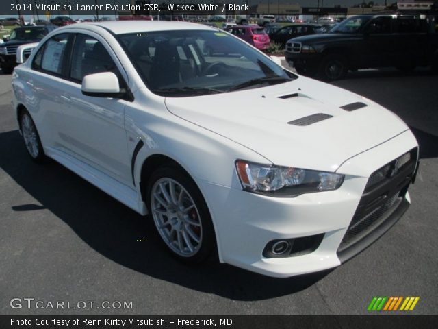 2014 Mitsubishi Lancer Evolution GSR in Wicked White