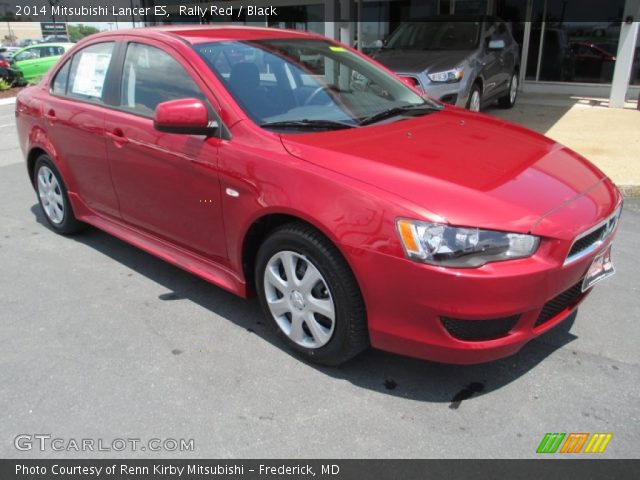 2014 Mitsubishi Lancer ES in Rally Red