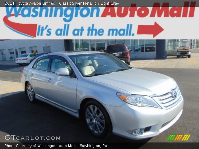 2011 Toyota Avalon Limited in Classic Silver Metallic