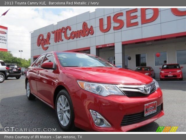 2013 Toyota Camry XLE in Barcelona Red Metallic