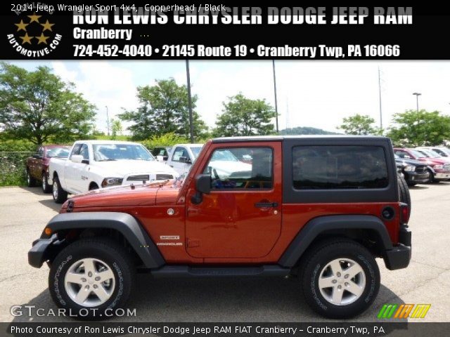 2014 Jeep Wrangler Sport 4x4 in Copperhead