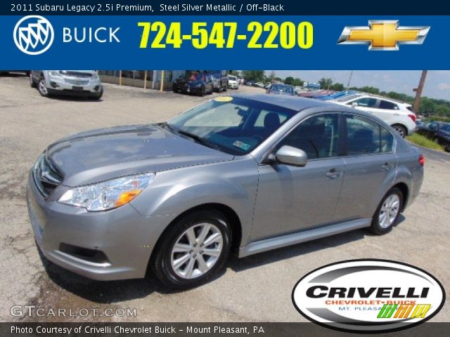 2011 Subaru Legacy 2.5i Premium in Steel Silver Metallic