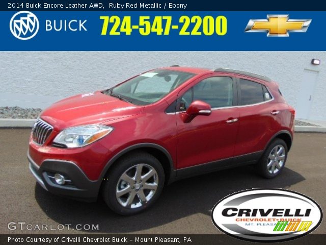 2014 Buick Encore Leather AWD in Ruby Red Metallic