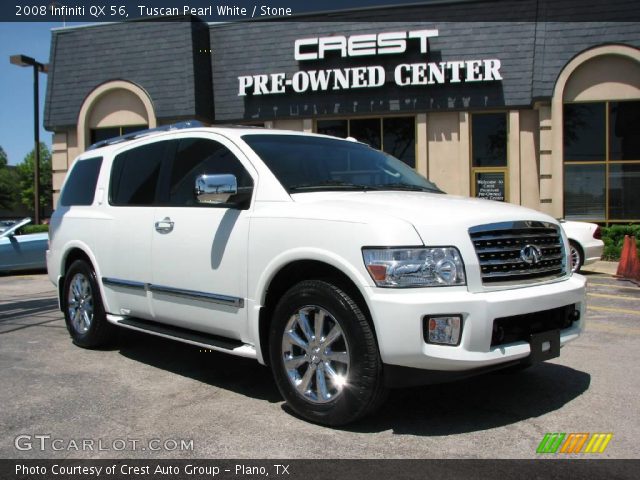 2008 Infiniti QX 56 in Tuscan Pearl White