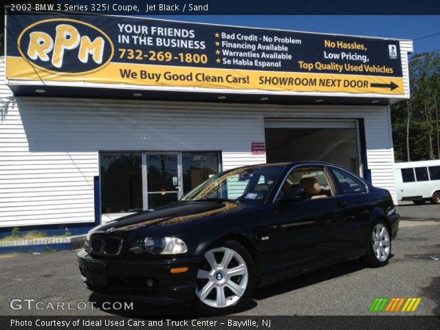 2002 BMW 3 Series 325i Coupe in Jet Black