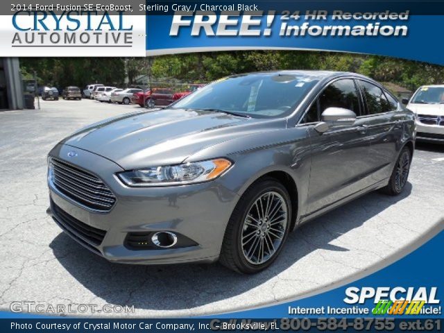 2014 Ford Fusion SE EcoBoost in Sterling Gray