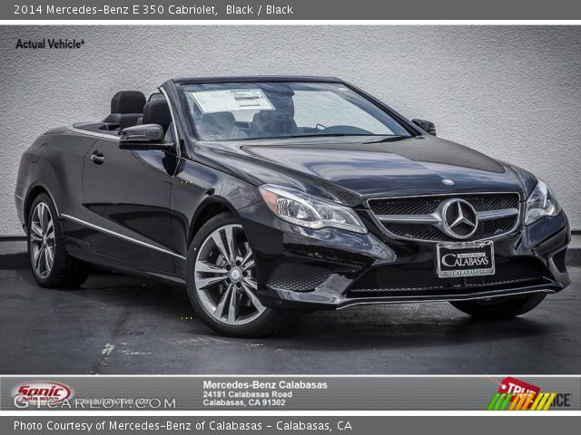 2014 Mercedes-Benz E 350 Cabriolet in Black