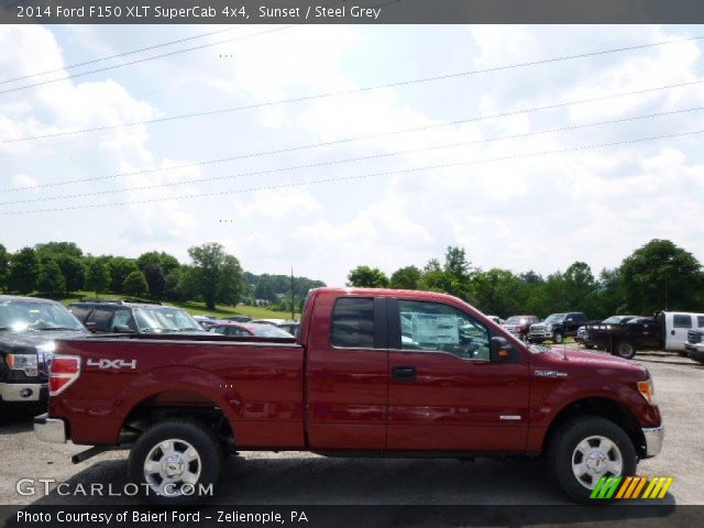 2014 Ford F150 XLT SuperCab 4x4 in Sunset