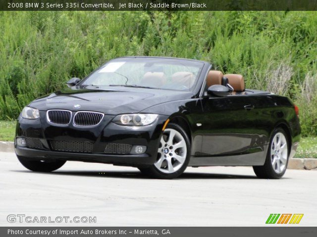2008 BMW 3 Series 335i Convertible in Jet Black
