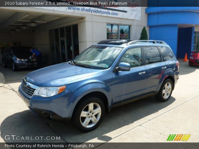 2010 Subaru Forester 2.5 X Limited in Newport Blue Pearl