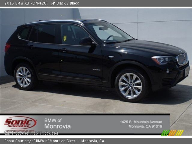 2015 BMW X3 xDrive28i in Jet Black