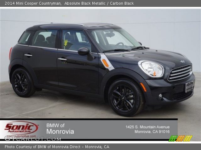 2014 Mini Cooper Countryman in Absolute Black Metallic