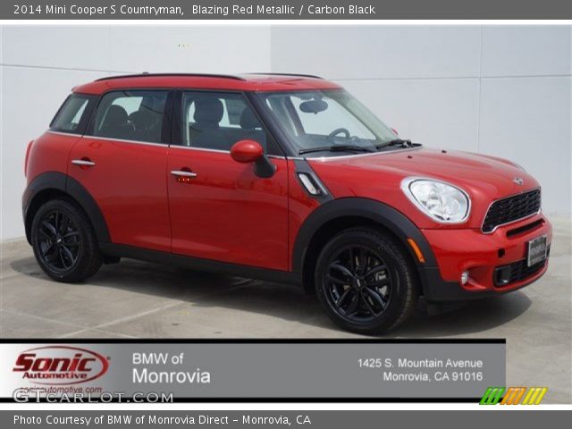 2014 Mini Cooper S Countryman in Blazing Red Metallic