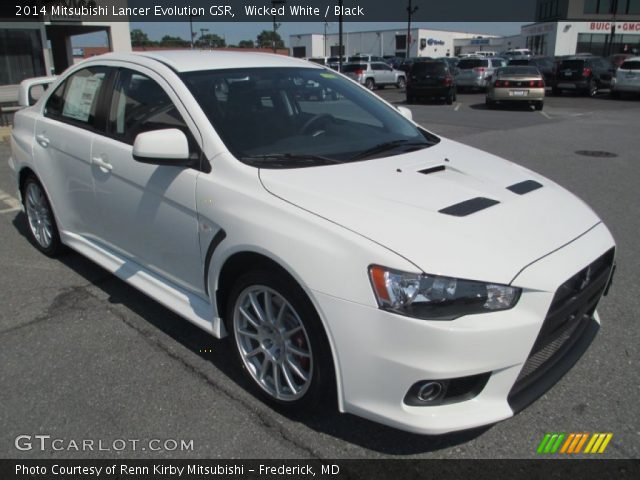 2014 Mitsubishi Lancer Evolution GSR in Wicked White